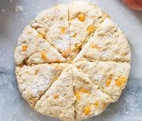 Peaches and Cream Take-n-Bake Scones