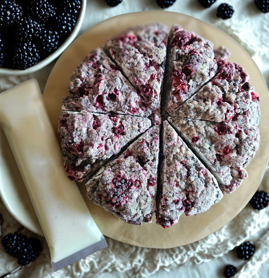 Blackberry Lime Take-N-Bake Scones