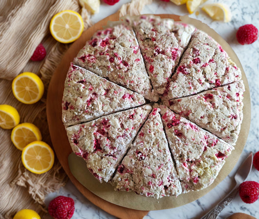 Raspberry Lemon Take-n-Bake Scones