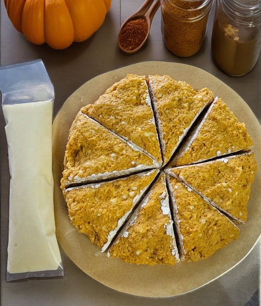 Gluten Free Pumpkin Take-n-Bake Scones