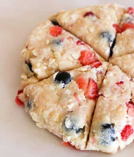 Mixed Berry Take-n-Bake Scones