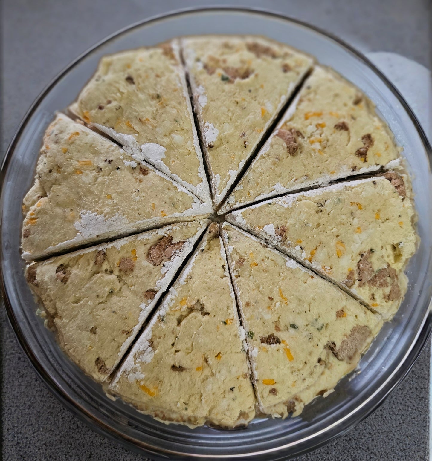 Gluten Free Sausage & Cheddar Take-n-Bake Scones